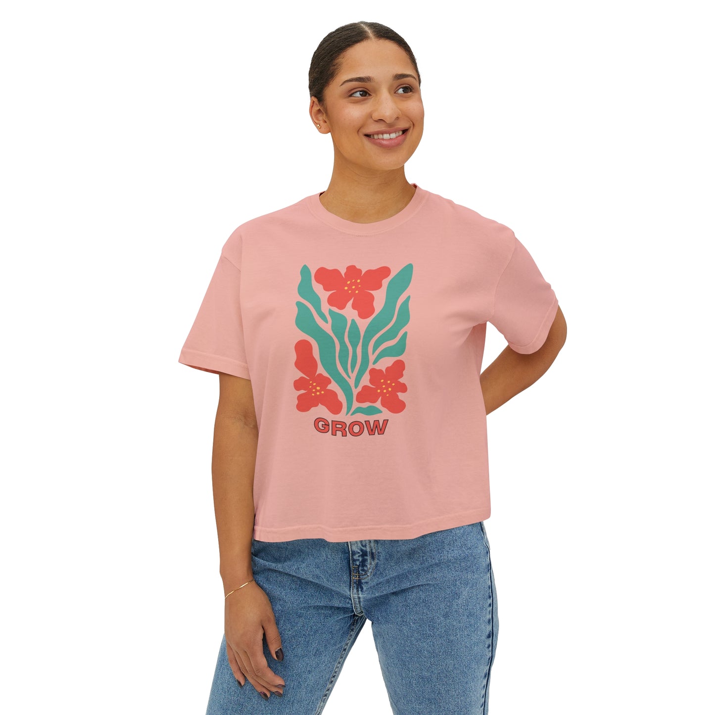 Grow Cropped Boxy Tee