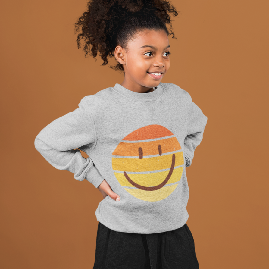 Smiley Stripes Kid's Sweatshirt