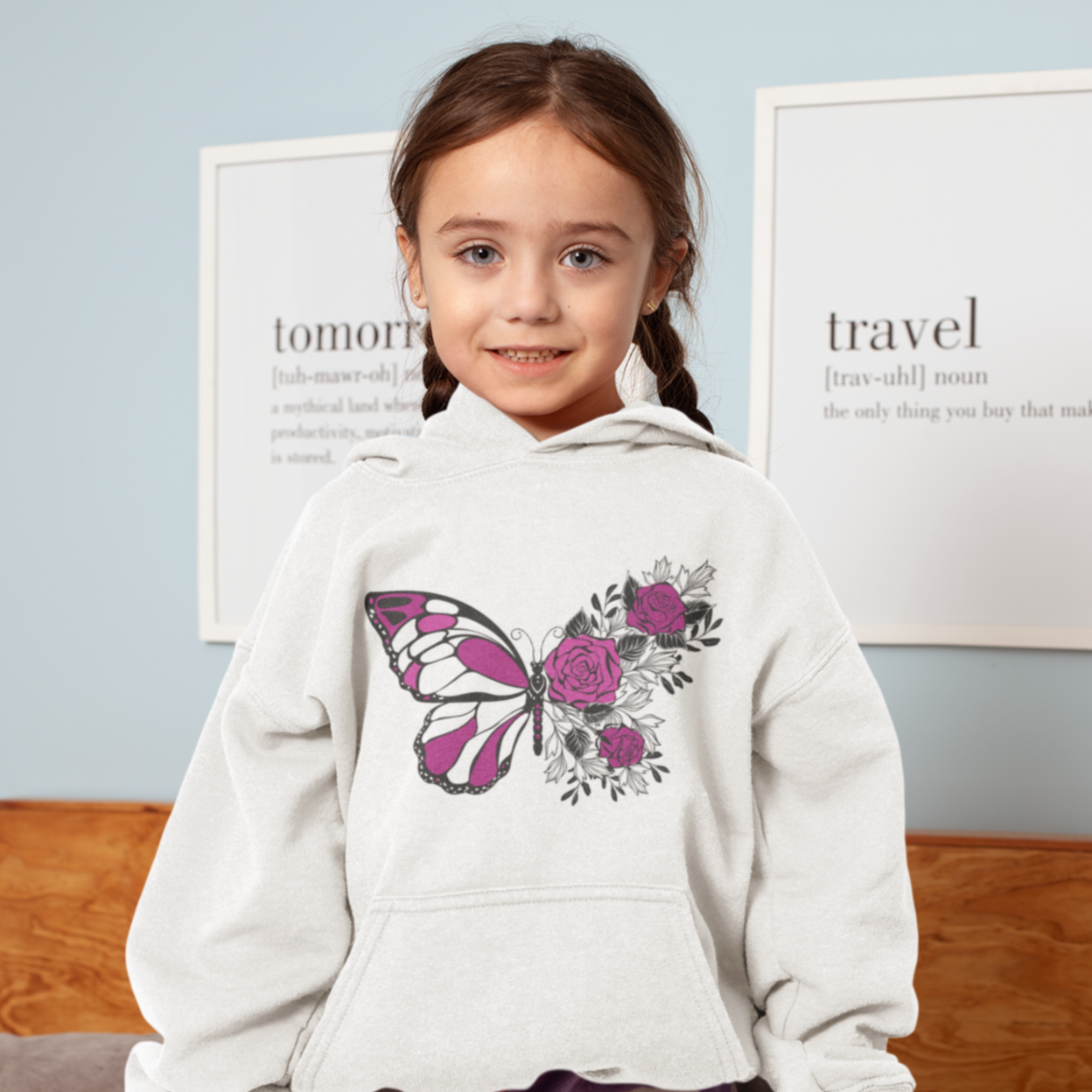 Ethereal Metamorphosis Kid's Hoodie