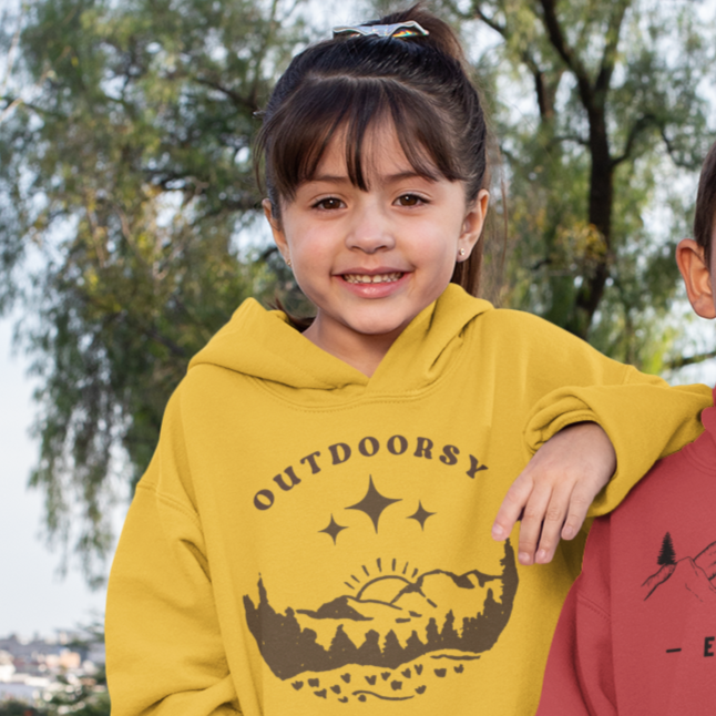 Outdoorsy Expedition Kid's Hoodie