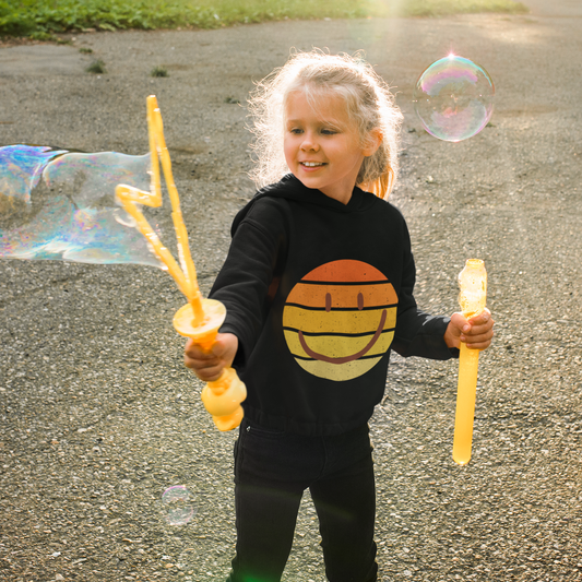 Smiley Stripes Toddler Hoodie