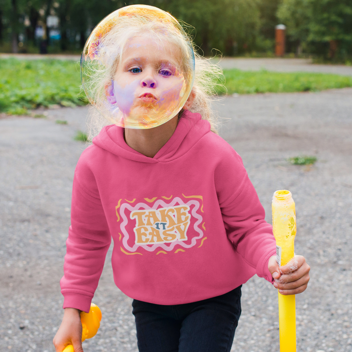 Take it Easy Toddler Hoodie