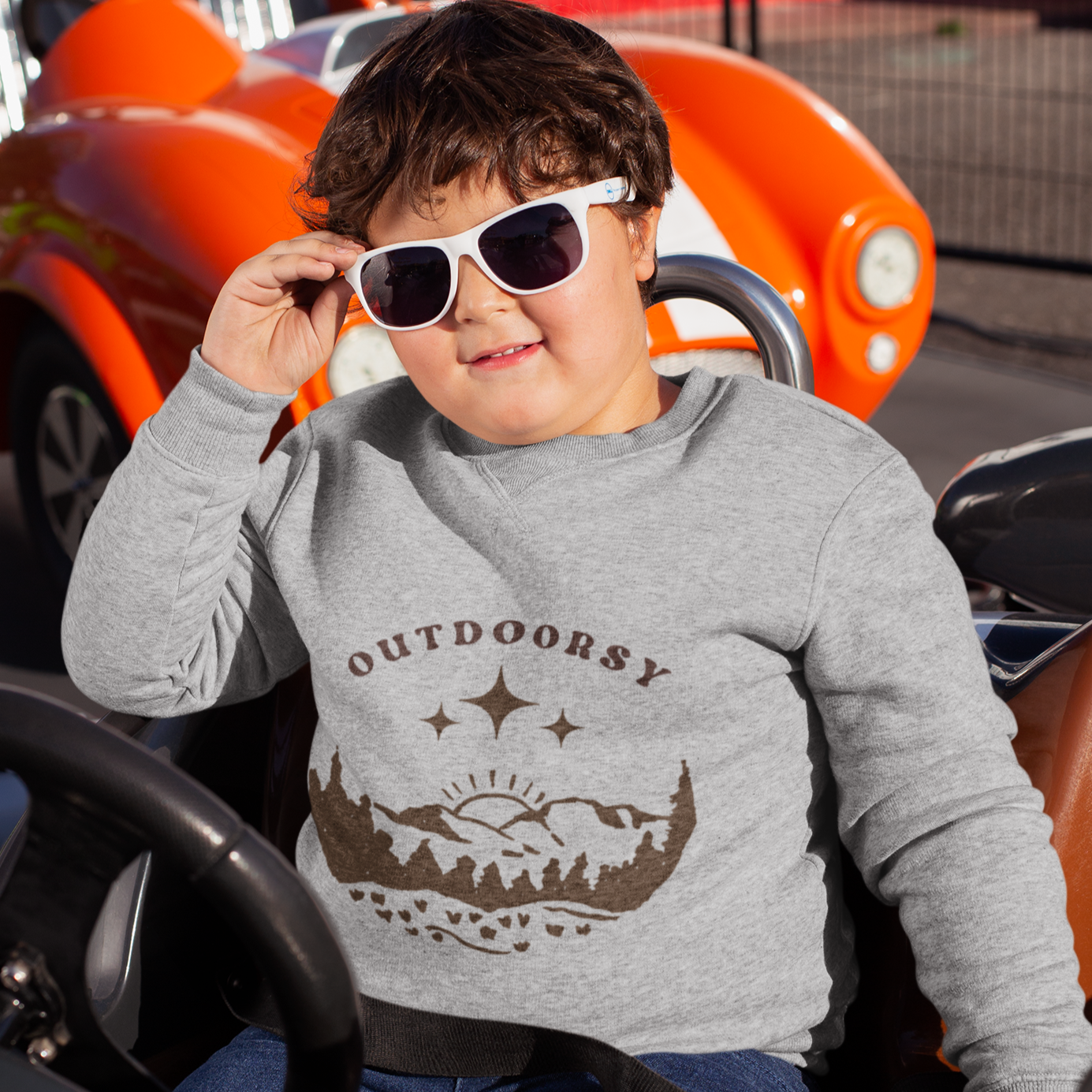 Outdoorsy Expedition Kid's Sweatshirt